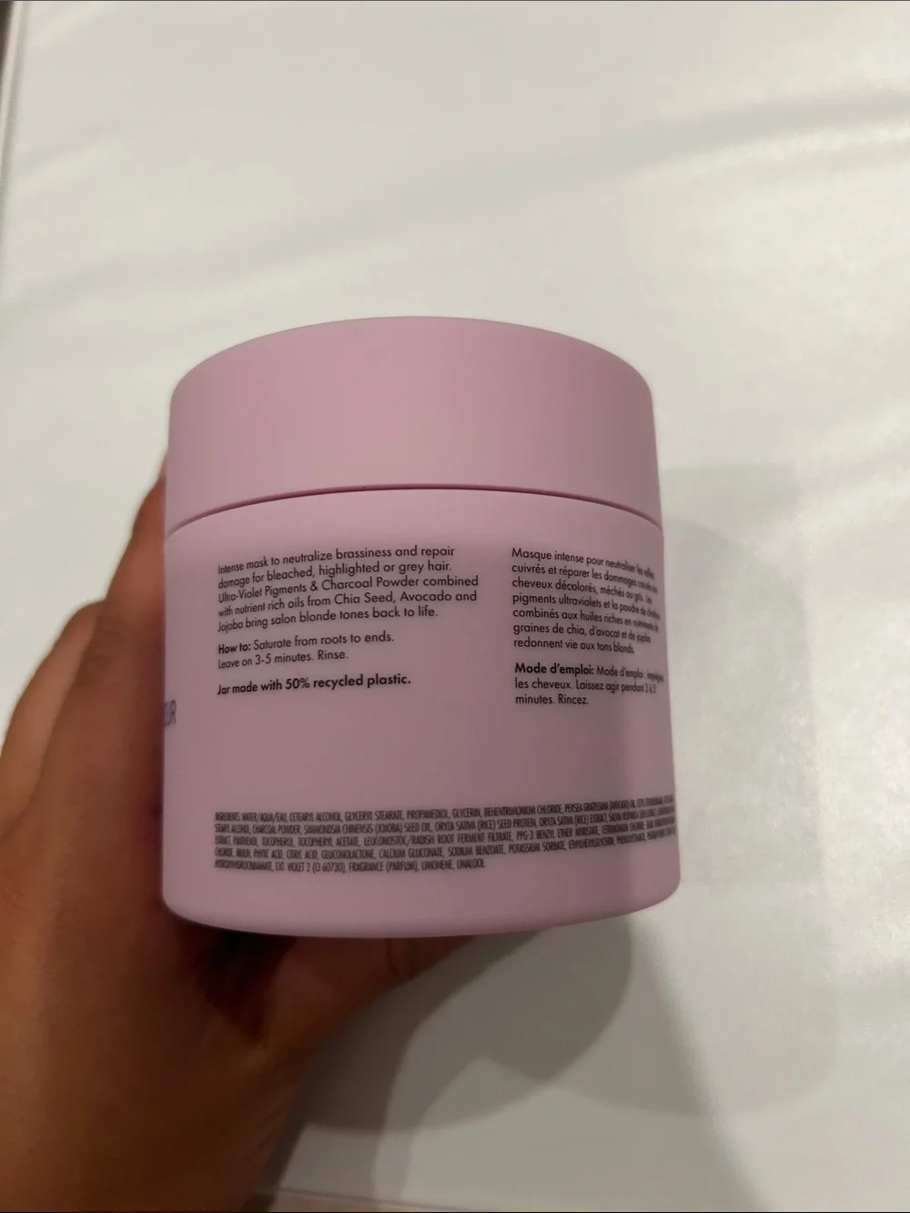 Fekkai Blonde Rx Anti-Brass Repair Mask — Pink